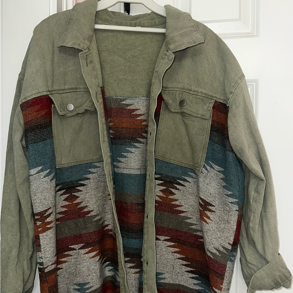 Southwestern Patterned Jacket - image 1